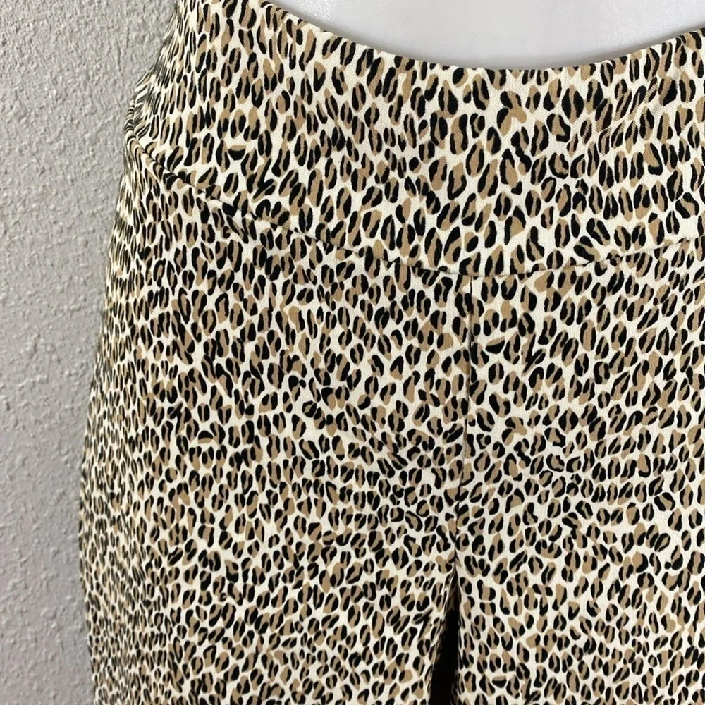 J. McLaughlin Masie leopard print pull on stretch pants